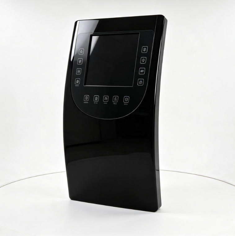 Custom IMD in-mold decorated bezel with sealed graphics, square hero on white background 04